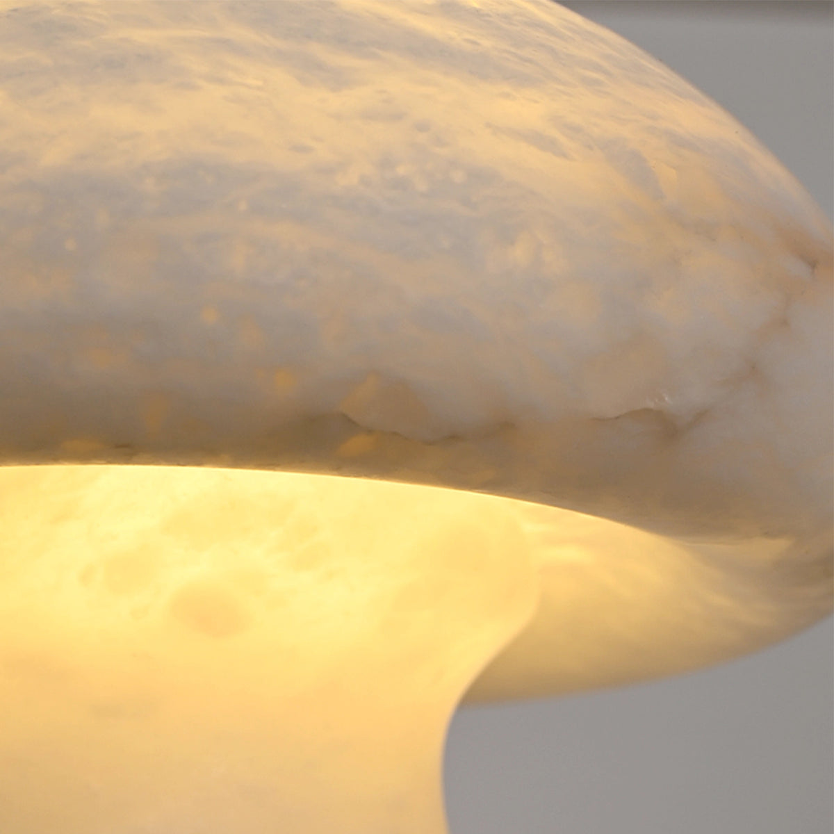 Alabaster Mushroom Table Lamp