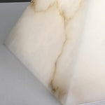 Alabaster Pyramid Table Lamp