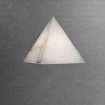 Alabaster Pyramid Table Lamp
