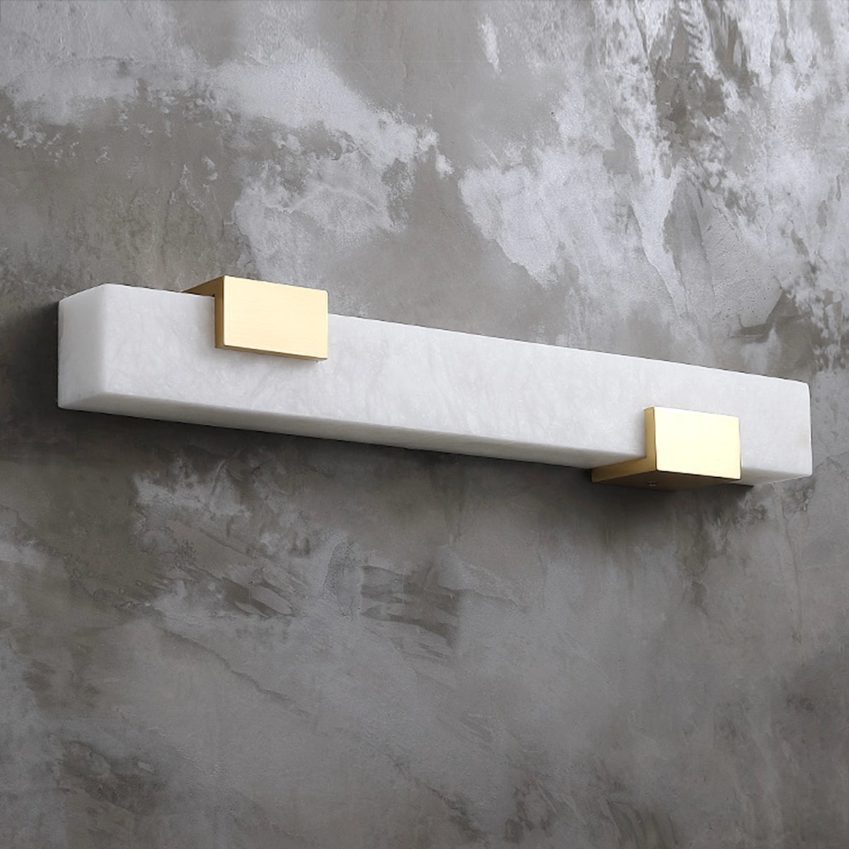 Alabaster Rectangular Wall Lamp
