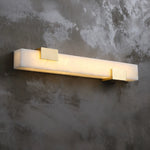 Alabaster Rectangular Wall Lamp