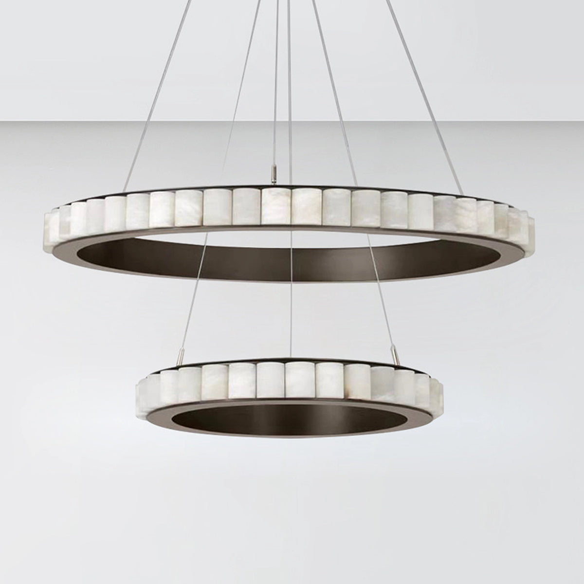 Alabaster Ring Pendant Lamp
