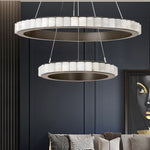 Alabaster Ring Pendant Lamp