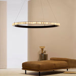 Alabaster Ring Pendant Lamp