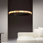 Alabaster Ring Pendant Lamp