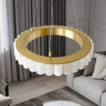 Alabaster Ring Pendant Lamp