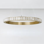 Alabaster Ring Pendant Lamp