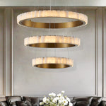 Alabaster Ring Pendant Lamp