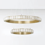 Alabaster Ring Pendant Lamp