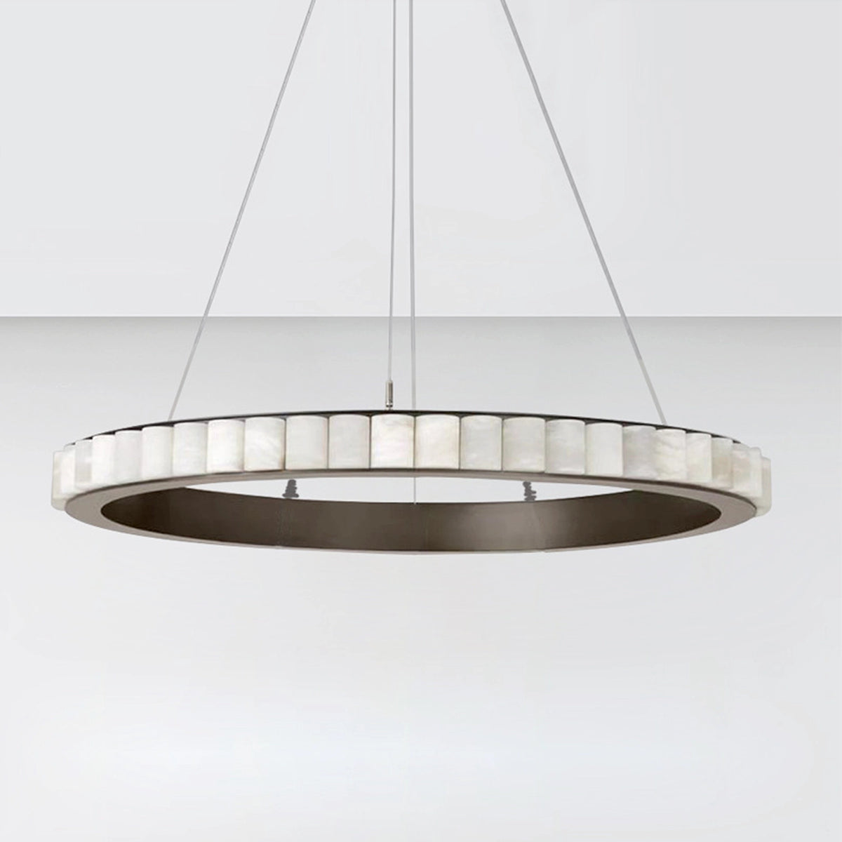 Alabaster Ring Pendant Lamp