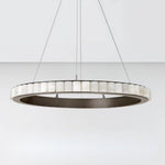 Alabaster Ring Pendant Lamp