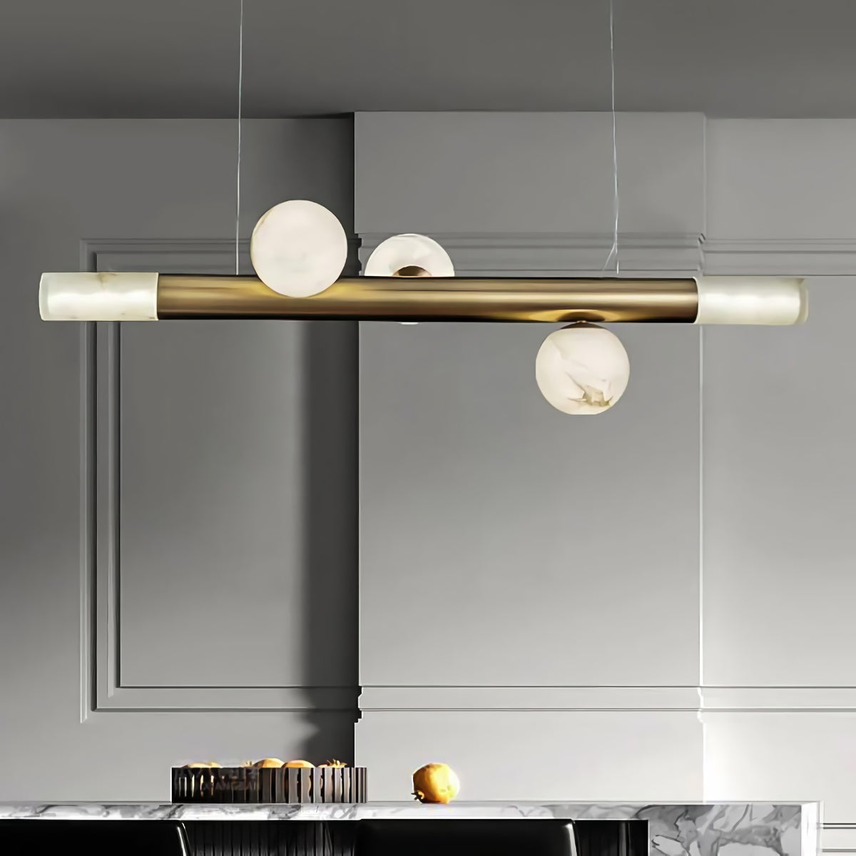 Alabaster RoMi Carrara Pendant Light