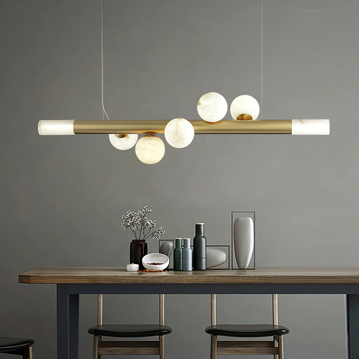 Alabaster RoMi Carrara Pendant Light