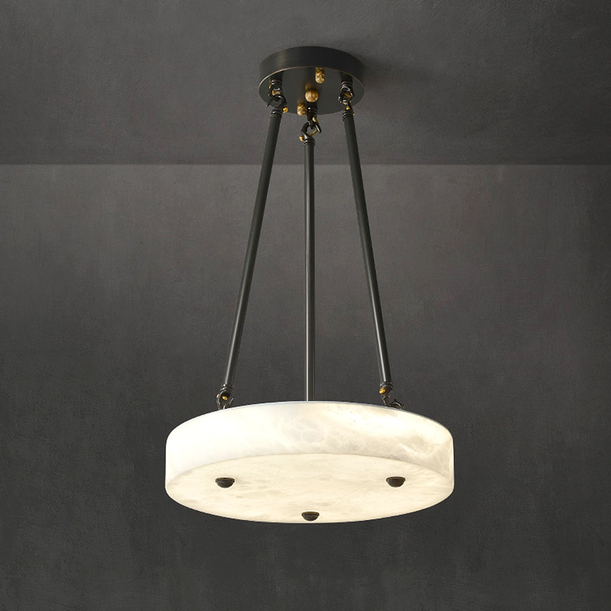 Alabaster Round Pendant Lamp