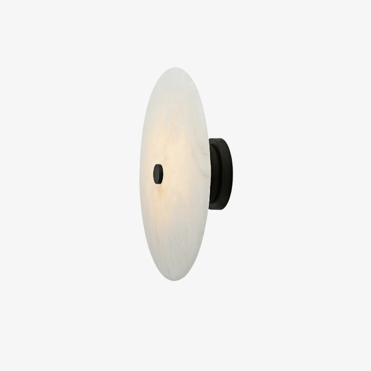 Alabaster Round Wall Lamp