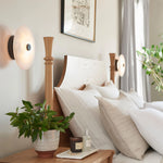 Alabaster Round Wall Lamp