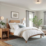 Alabaster Round Wall Lamp