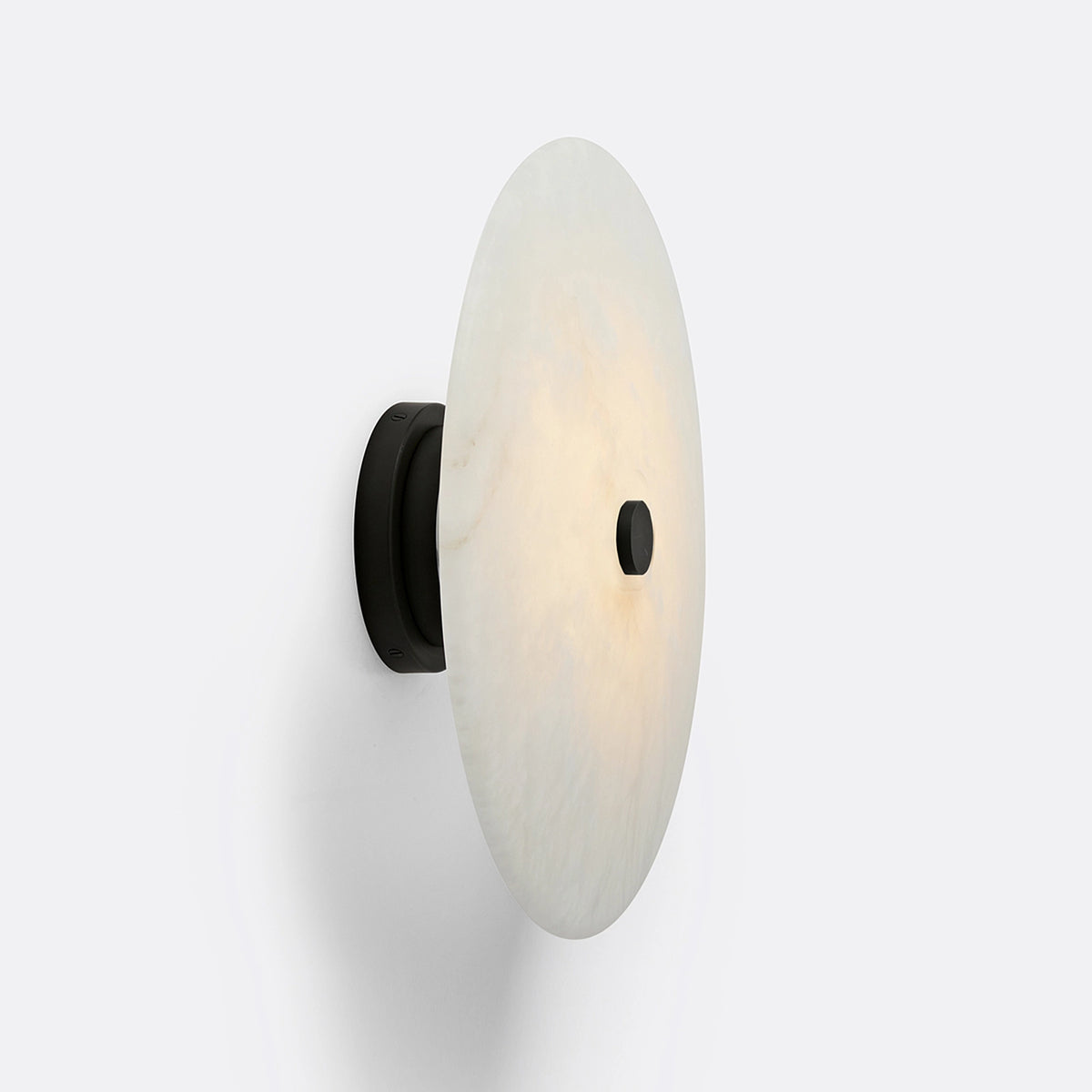 Alabaster Round Wall Lamp
