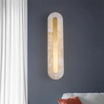 Alabaster Rounded Wall Lamp