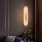 Alabaster Rounded Wall Lamp