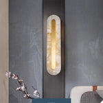 Alabaster Rounded Wall Lamp