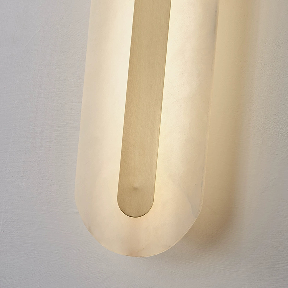 Alabaster Rounded Wall Lamp