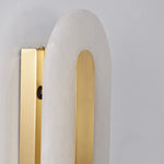 Alabaster Rounded Wall Lamp