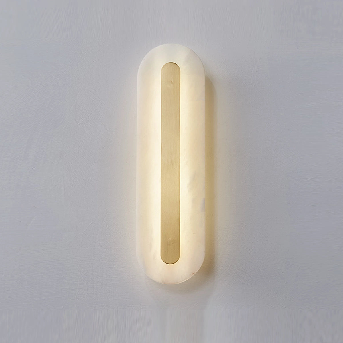 Alabaster Rounded Wall Lamp