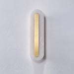 Alabaster Rounded Wall Lamp