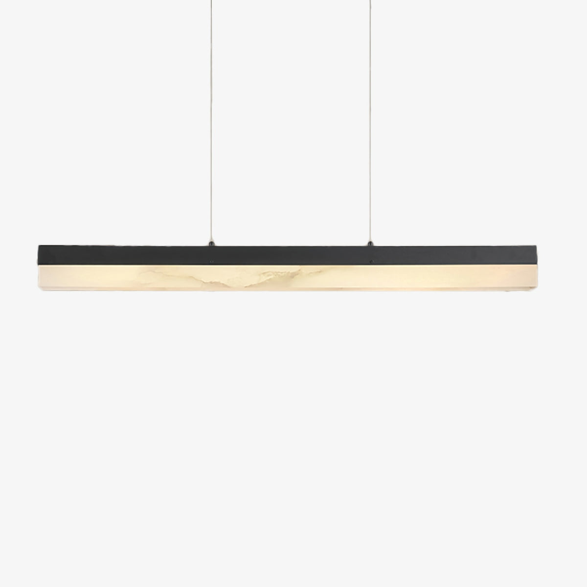 Alabaster Simple Linear Chandelier