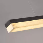 Alabaster Simple Linear Chandelier