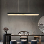 Alabaster Simple Linear Chandelier