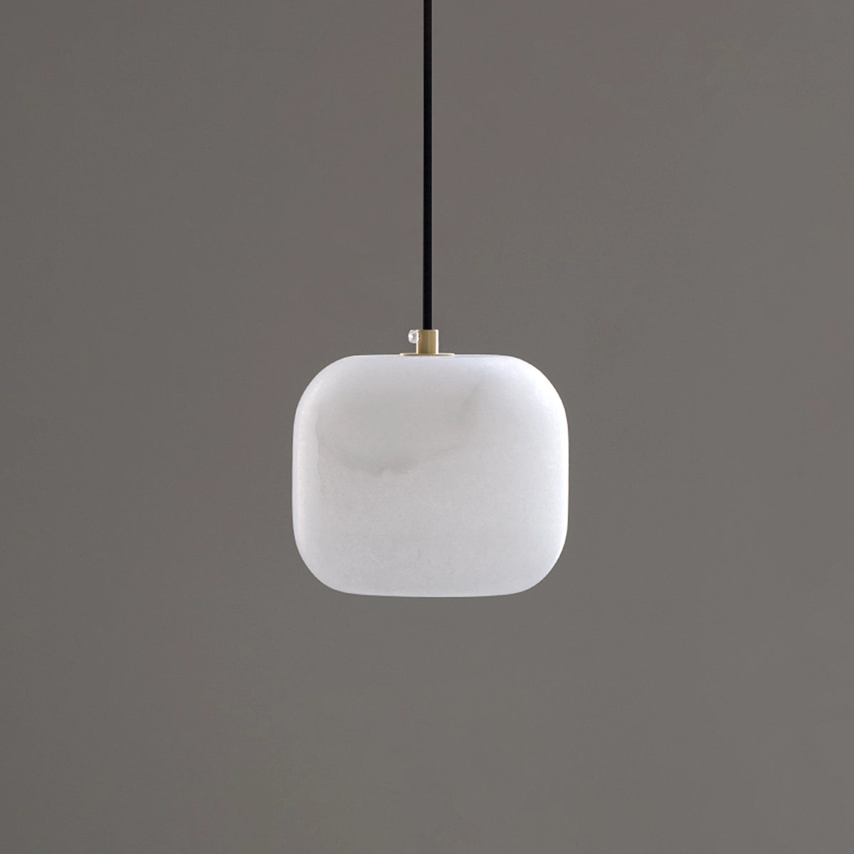 Alabaster Square Bedside Pendant Lamp