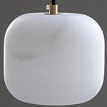 Alabaster Square Bedside Pendant Lamp