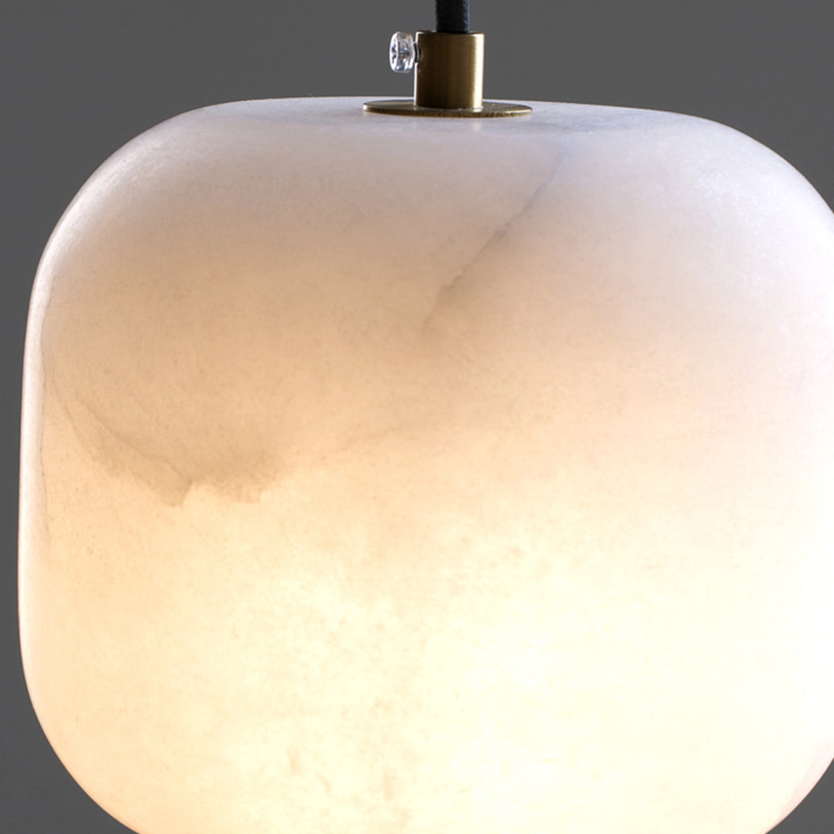 Alabaster Square Bedside Pendant Lamp