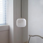 Alabaster Square Bedside Pendant Lamp