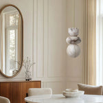 Alabaster Totem Pendant Lamp