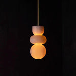 Alabaster Totem Pendant Lamp