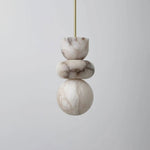 Alabaster Totem Pendant Lamp
