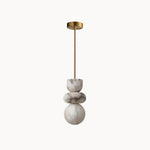 Alabaster Totem Pendant Lamp