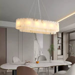 Alabaster Two Tier Chandelier