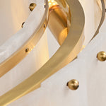 Alabaster Two Tier Chandelier