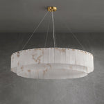 Alabaster Two Tier Chandelier