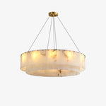 Alabaster Two Tier Chandelier