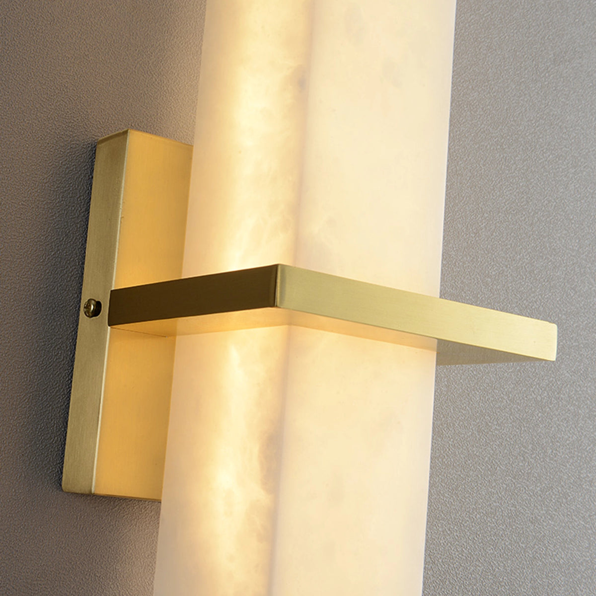 Alabaster rectangle Wall Lamp