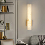 Alabaster rectangle Wall Lamp