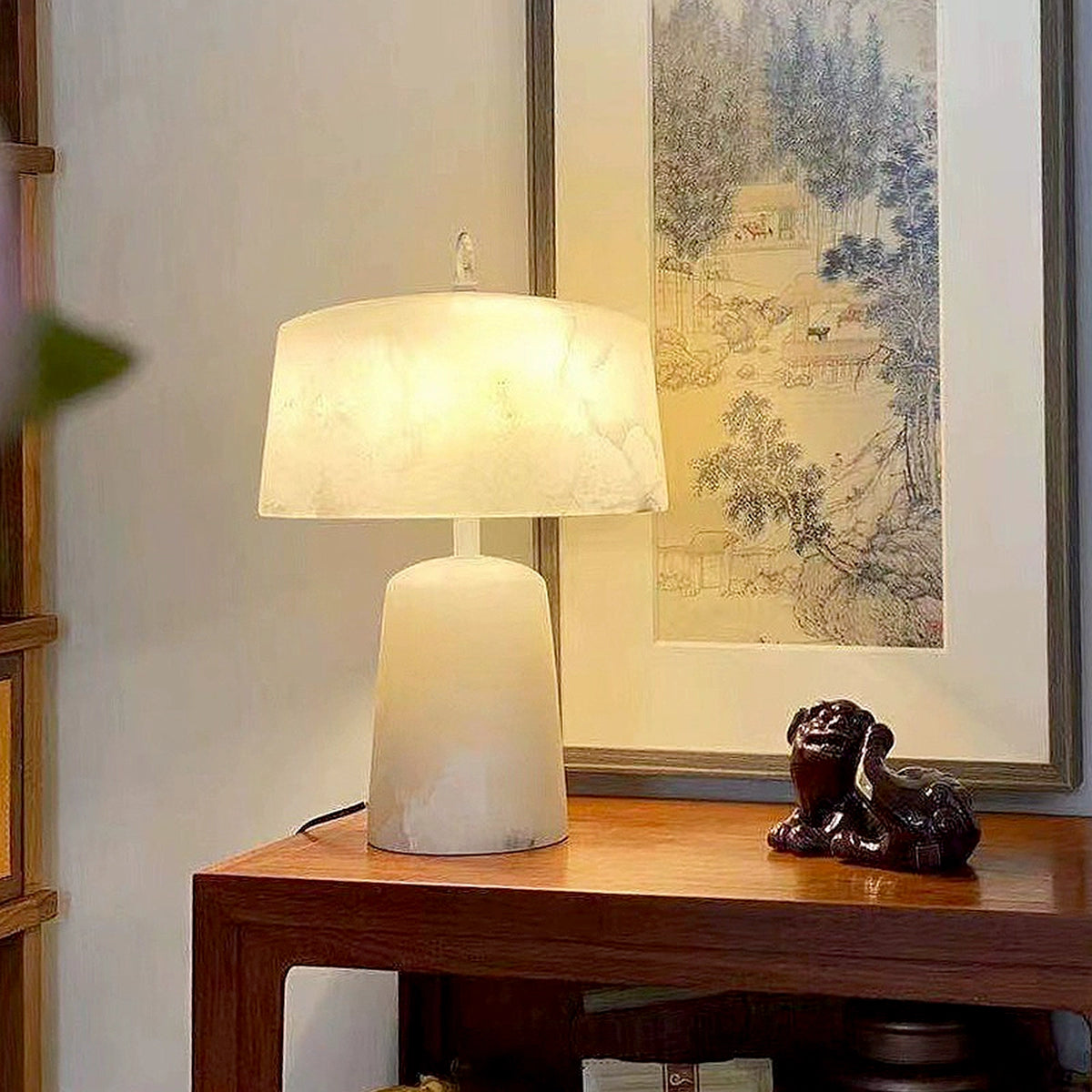 Aogashima Alabaster Table Lamp