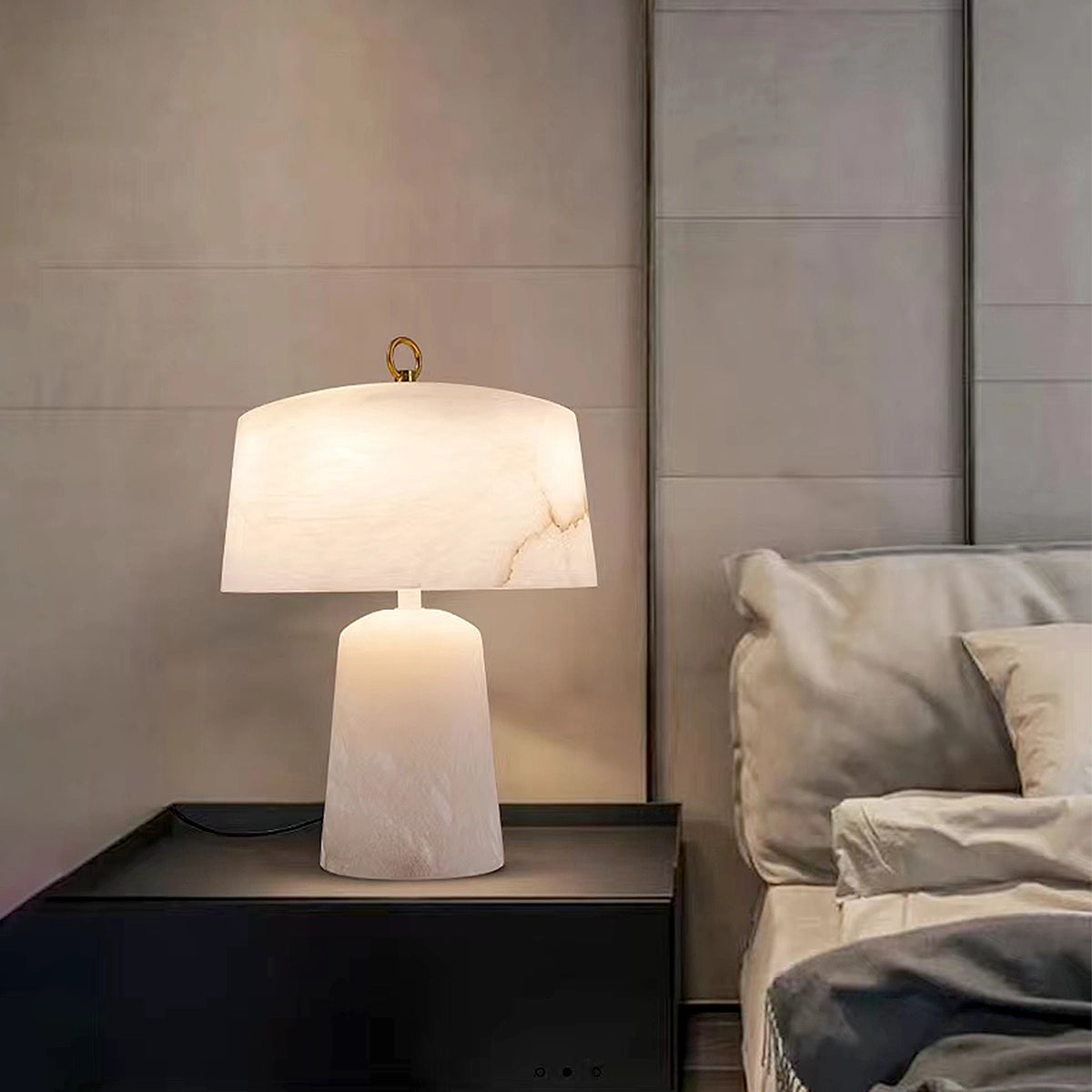 Aogashima Alabaster Table Lamp