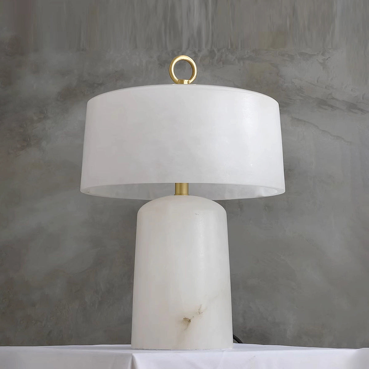 Aogashima Alabaster Table Lamp