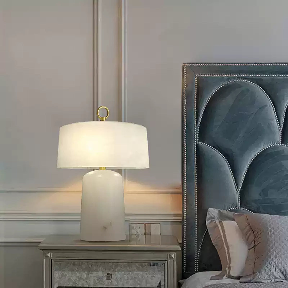 Aogashima Alabaster Table Lamp